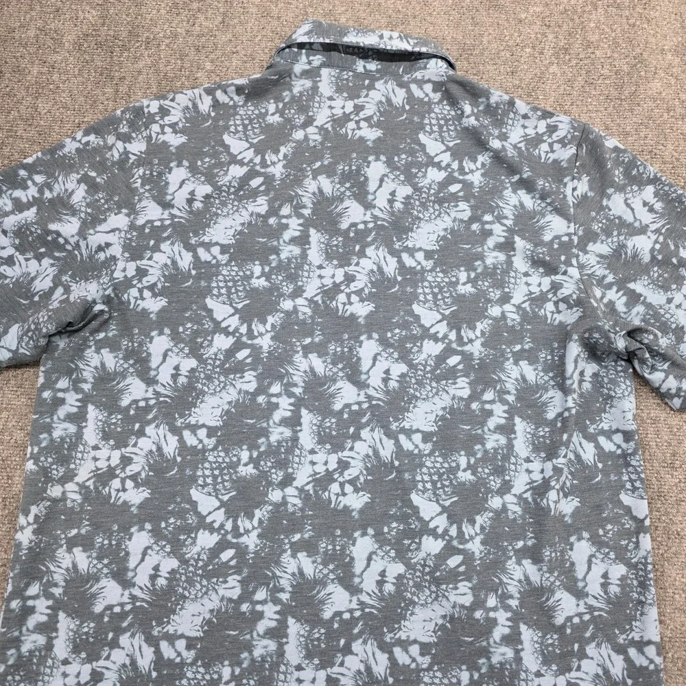 Travis Mathew Featherweight Please Polo Shirt Mens Golf Stretch Pineapple XXL